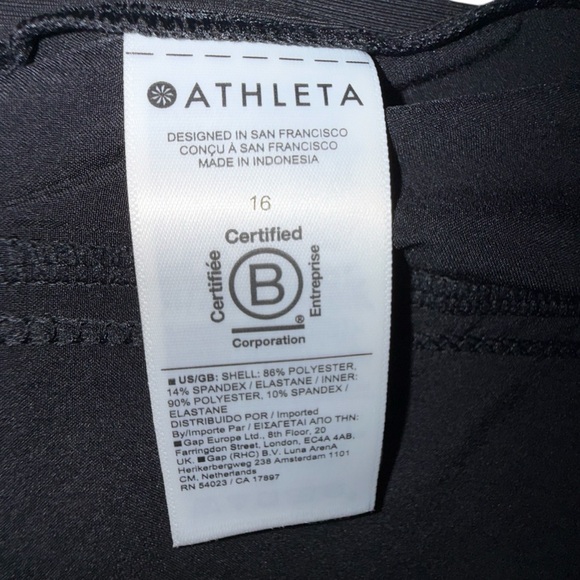 NWT ATHLETA Brooklyn Skort 16” - Black 16 - Picture 7 of 11